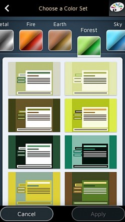 SMART ورژن پر منتخب کرنے کے لیے 56 رنگین تھیمز۔