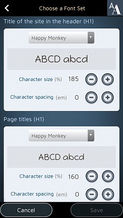 آپ کی سائٹ پر استعمال ہونے والے فونٹس کا مکمل کنٹرول